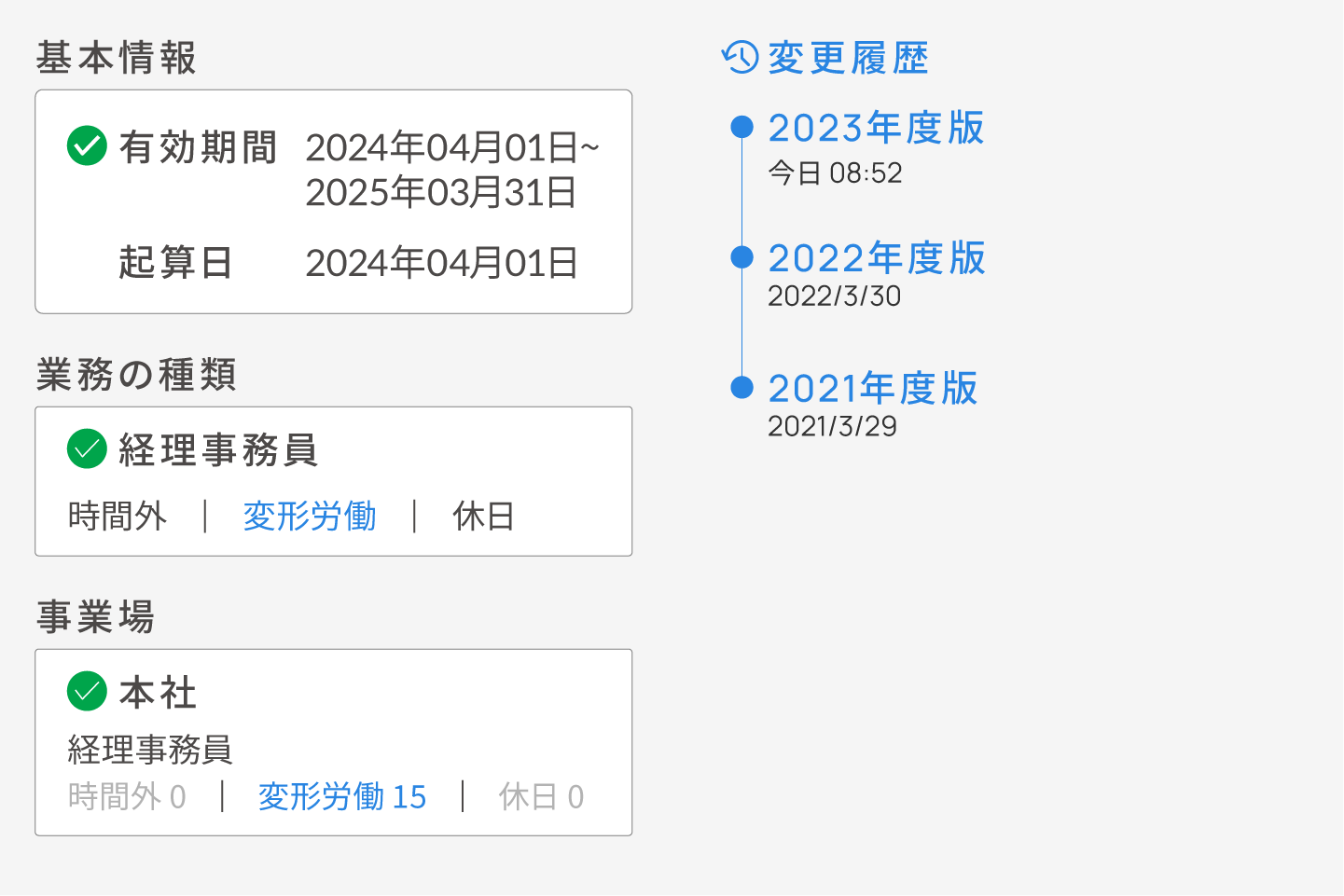 版管理のイラスト